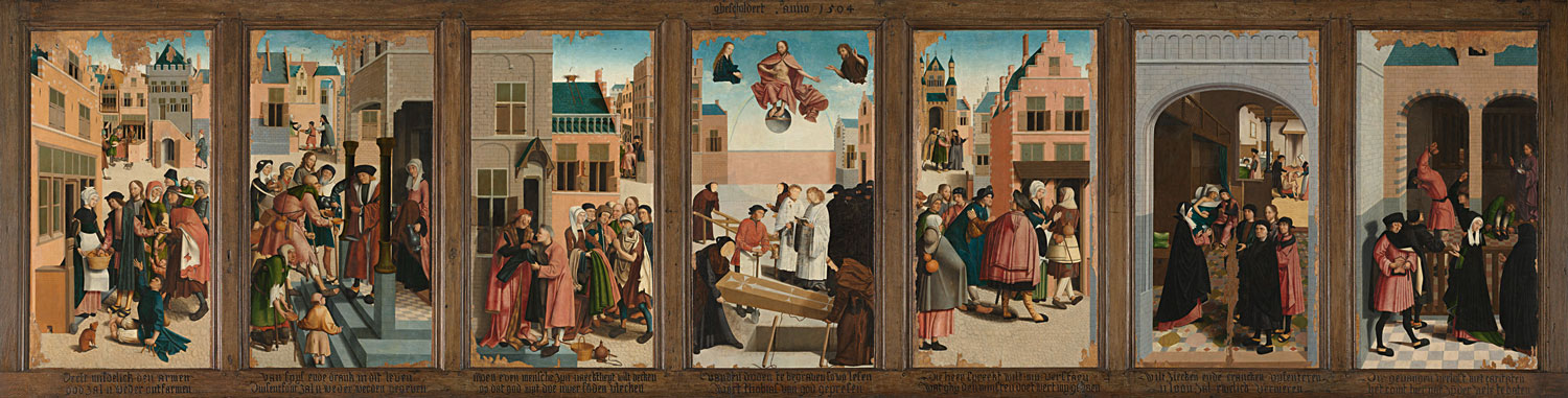 seven works of mercy, master of alkmaar